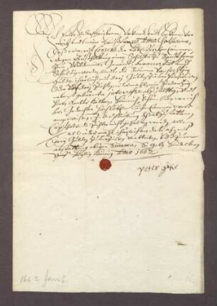 Peter Götz zu Sandhofen verschreibt sich gegenüber der kurpfälzischen Rechenkammer wegen einer ihm ertheilten Schildgerechtigkeit über 60 Gulden.