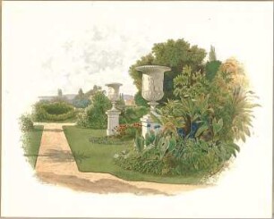 Bühlmann, Josef; Studienblätter und Reiseskizzen - Garten (Perspektive)