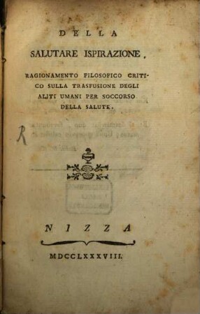 Della Salutare Ispirazione