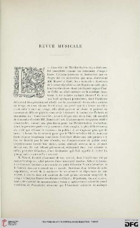 2. Pér. 31.1885: Revue musicale