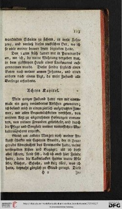 Achtes Kapitel