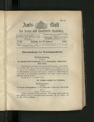 No. 34, 23. Februar 1904.