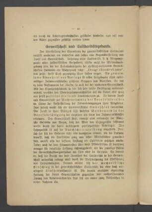 Gewerkschaften und Solidaritätsgedanke