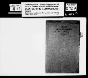 Gewerbestatistik des Oberamts nach dem Kataster von 1829
