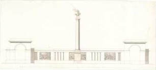 Gärtner, Andreas; München; Illuminations-Dekoration, Varianten - Aufriss