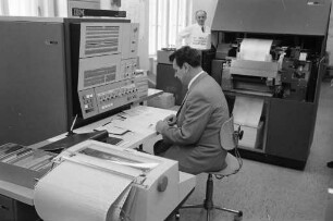 Vorbereitungen im Statistischen Amt für die Wahl des Oberbürgermeisters am 12. April 1970