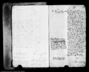 Resignation des Markgrafen von Brandenburg-Kulmbach von seiner Majorpräbende
