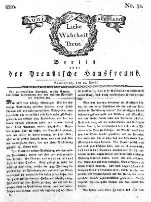 Nr. 32., 21. April 1810