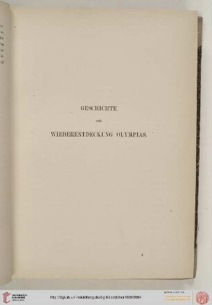 Geschichte der Wiederentdeckung Olympias