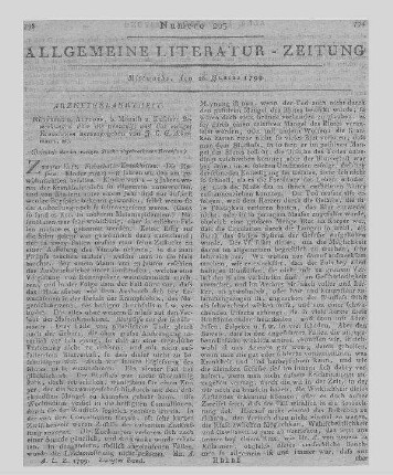 Ackermann, J. C. G.: Bemerkungen über die Kenntniss und Cur einiger Krankheiten etc. (Beschluß der im vorigen Stücke abgebrochenen Recension.)