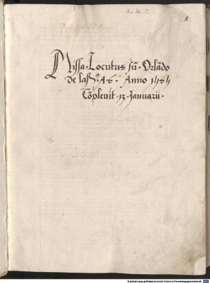 5 Masses - BSB Mus.ms. 17 : [without title]