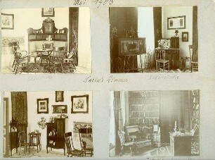 Mai 1903. Karin's [Karoline Sophie Dalman] Zimmer [Jerusalem, Palästinainstitut]