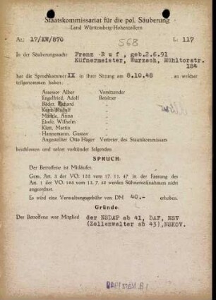 Ruf, Franz