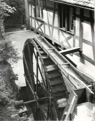 Altes Mühlrad in Meersburg