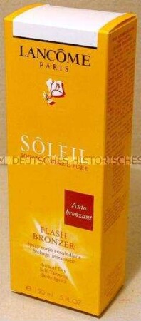 Leerkarton "Soleil / Flash Bronzer / Spray corps ensoleillant"