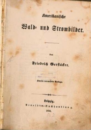 Amerikanische Wald- und Strombilder