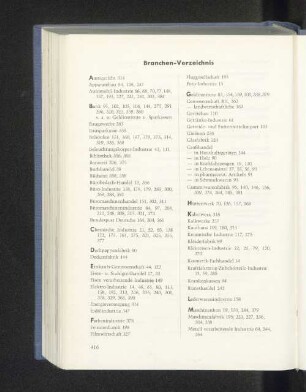 Branchen-Verzeichnis