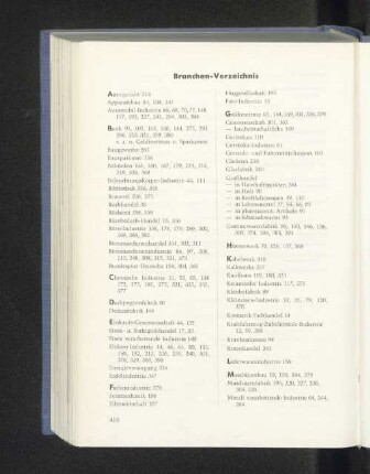 Branchen-Verzeichnis
