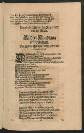Andrer Handlung ...