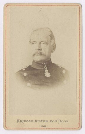 Albrecht von Roon : Kriegsminister