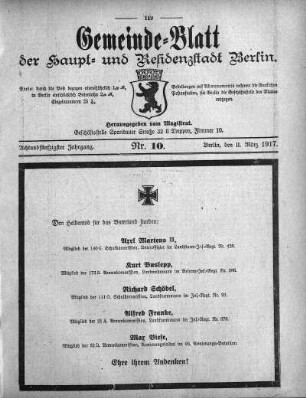 1917,10: Nr. 10, 11. März 1917