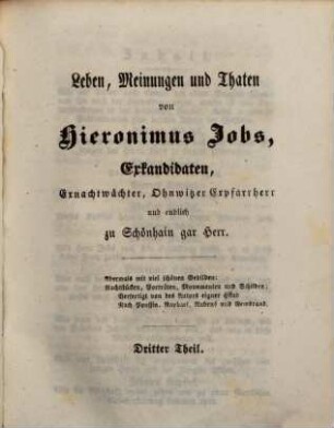 Die Jobsiade : Ein grotesk-komisches Heldengedicht in drei Theilen von Carl Arnold Kortum, 3