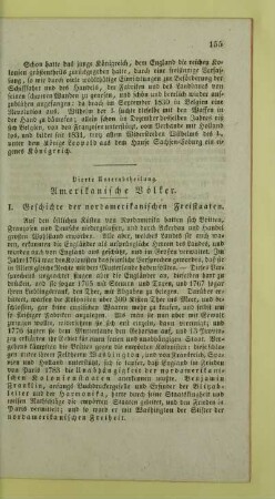 Vierte Unterabtheilung. Amerikanische Völker