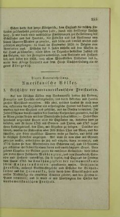 Vierte Unterabtheilung. Amerikanische Völker