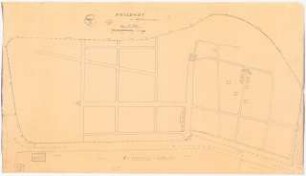 Friedhof und Ehrenmal, Weruschau: Lageplan 1:300