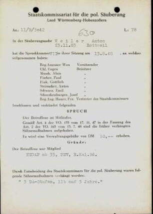 Weiler, Anton