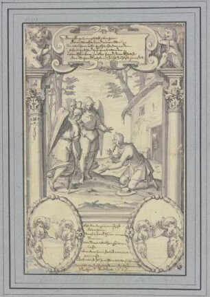 Abraham empfängt die drei Engel