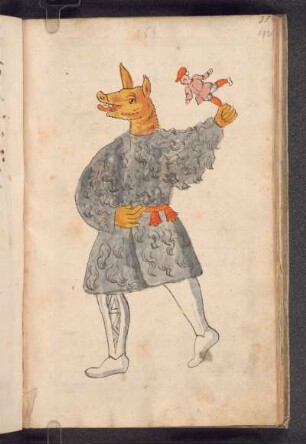 Schembartläufer 1422, Schweinsköpfiger Dämon