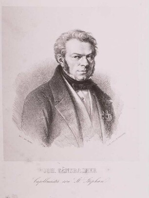 Trentsensky, Matthias, nach Bucher, Josef: Der Musiker Johann Baptist Gänsebacher. Wien