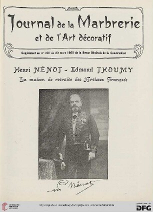 5: Henri Nénot - Edmond Thoumy : la maison de retraite des artistes français
