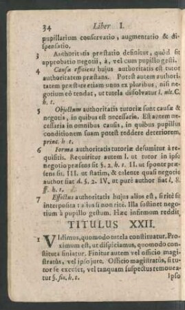Titulus XXII.