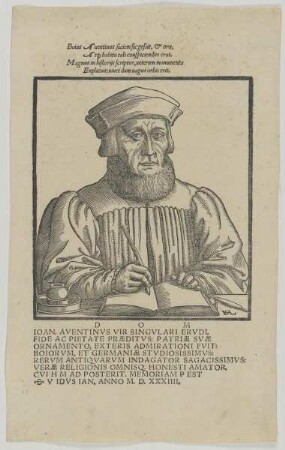 Bildnis des Ioan. Aventinvs