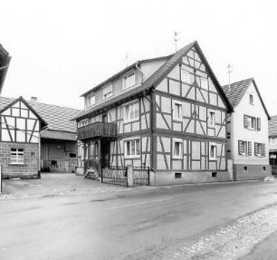Fachwerkwohnhaus; Nidda, Glashütter Straße 7