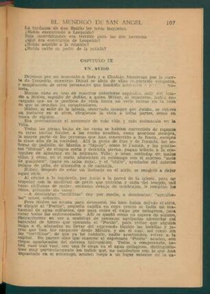 Capítulo IX - Un aviso