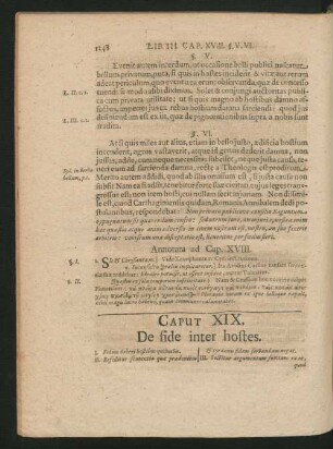 Caput XIX. De fide inter hostes.