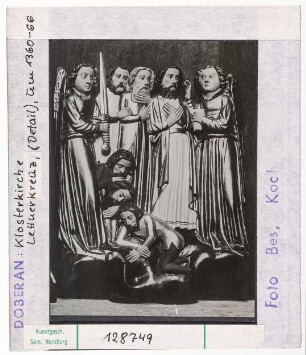 Doberan: Klosterkirche, Lettnerkreuz, Detail