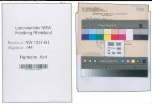 Entnazifizierung Karl Hermann , geb. 17.08.1887 ()