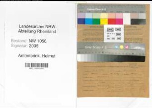 Entnazifizierung Helmut Amtenbrink , geb. 02.02.1912 (Angestellter)
