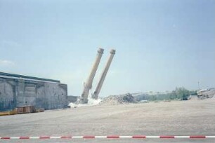 Sprengung Schornsteine Vorschaltanlage, von O