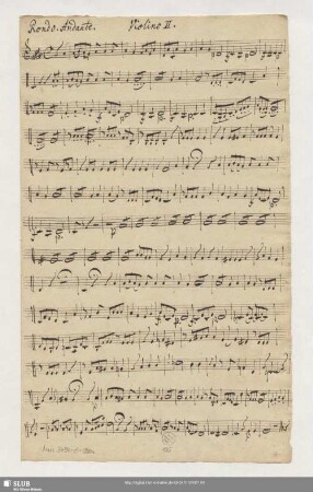 Violino II [Rondo Andante]