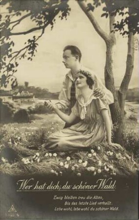 Wer hat dich, du schöner Wald. - Ewig bleiben [...]