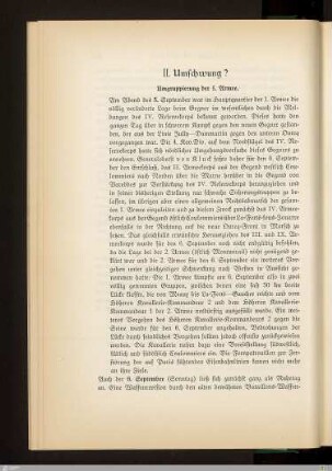 II. Umschwung? - Umgruppierung der 1. Armee