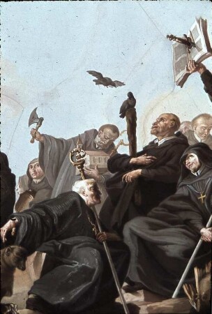 Glorie des heiligen Benedikt und der Heiligen seines Ordens