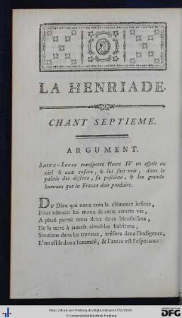 Chant Septieme.