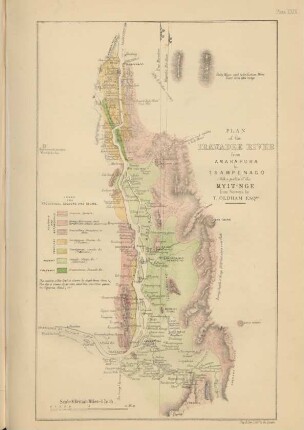 Plan of the Irawadee river from Amarapura to Tsampenago