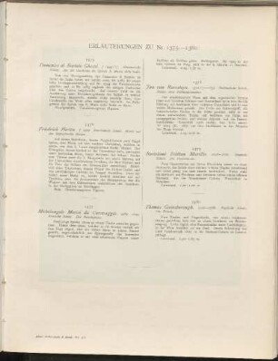 Erläuterungen zu Nr. 1375 - 1380: